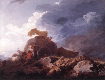 嵐 ジャン・オノレ・フラゴナール Oil Paintings